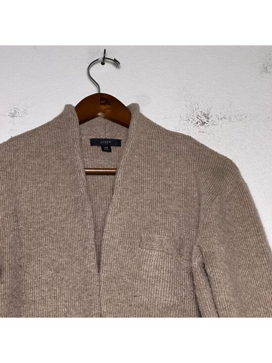 J.Crew Sweaters - J.Crew Merino Coat Cardigan Women XS Outerwear Brown Warm Cocoon Knit Wool Blend